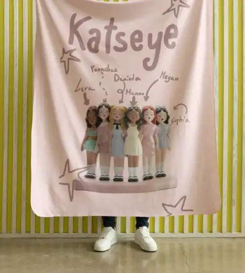 Katseye Blanket #3