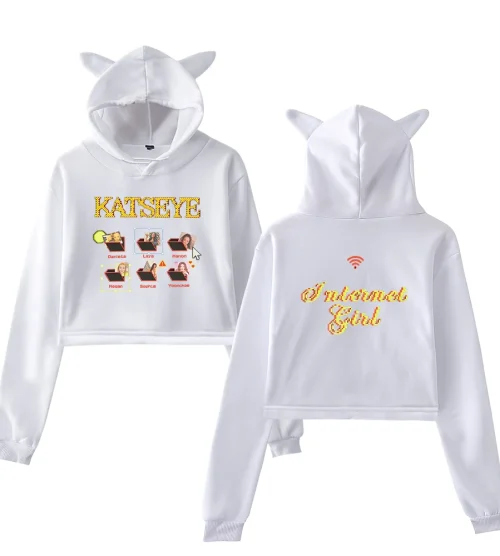 Katseye Cropped Hoodie #6