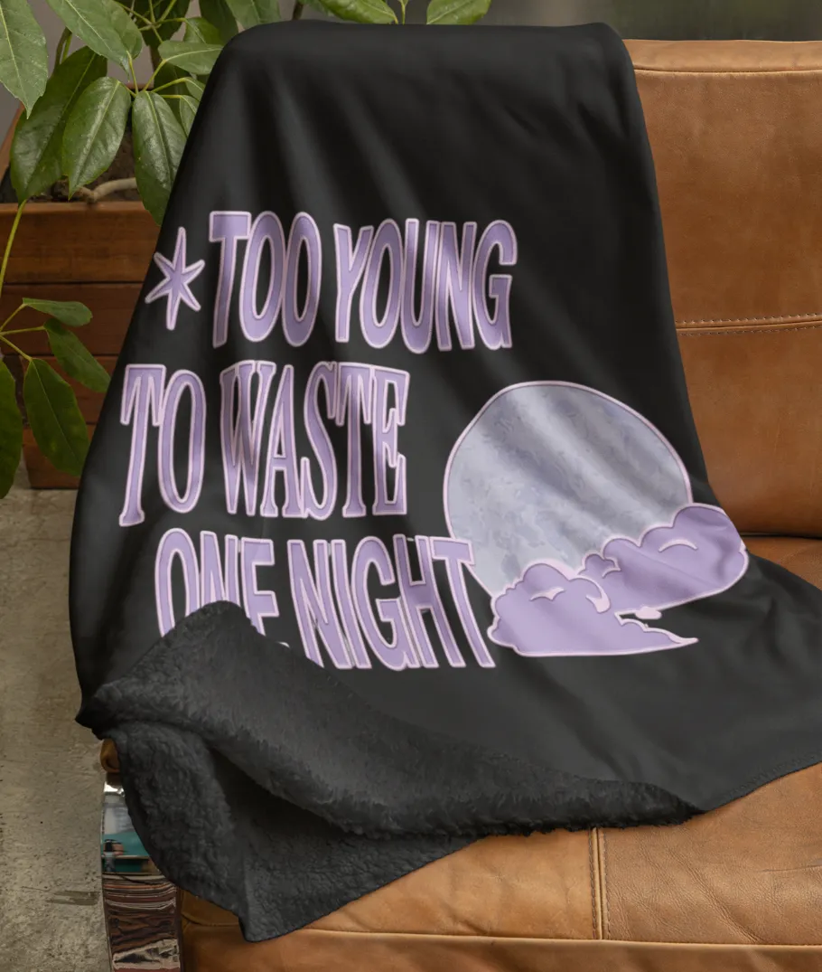 Katseye Too Young to Waste One Night Blanket - Image 2